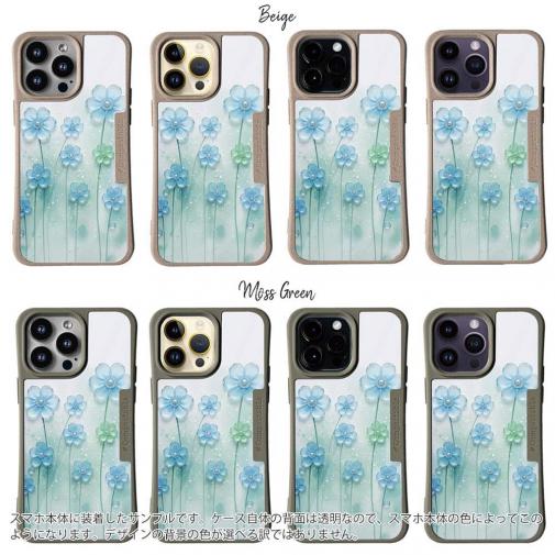 【Compos-Case】プラスチックフラワー ブルーNo2