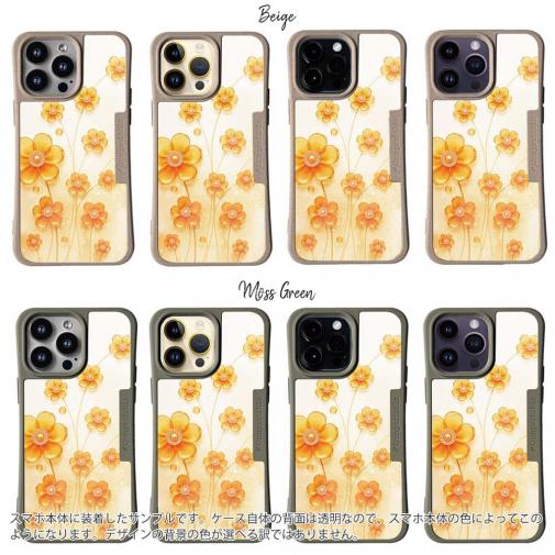 【Compos-Case】プラスチックフラワー オレンジNo1