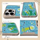 【Compos-Case】水中散歩するカエルくん_カラフル(wakat)
