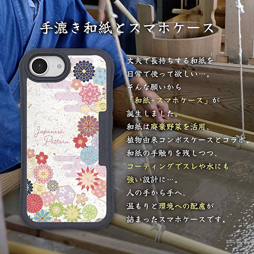 【和紙+コンポス】手毬と花の和柄