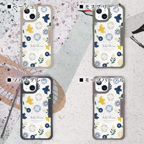 【和紙+コンポス】朝顔と鳥