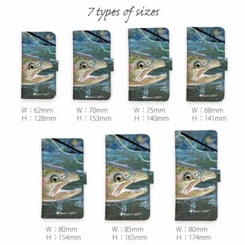 【手帳型】ニジマスの目