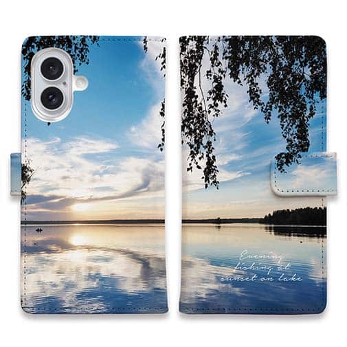 【手帳型】日が沈む湖で毎日釣りをします!