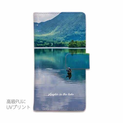 【手帳型】湯の湖のアングラー