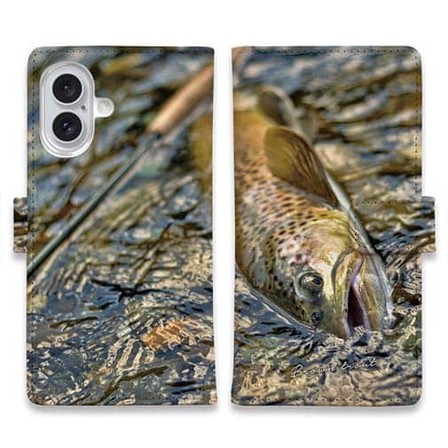 【手帳型】ニュージーランドのブラウントラウト