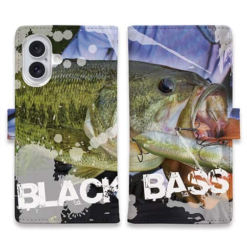 【手帳型】ビッグバス! BLACK BASS