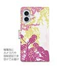 【手帳型】幻想的な蝶と森