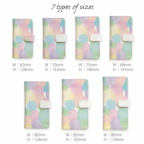 【手帳型】かわいい水玉　パート3