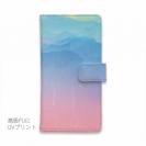 【手帳型】虹色の雨がふる空