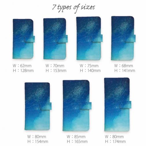 【手帳型】Starry Sky　星空