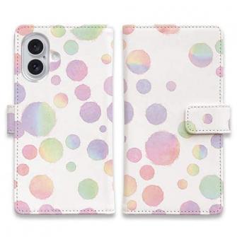 【手帳型】手書き風ドット