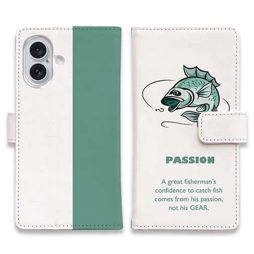 【手帳型】釣りに対する情熱!