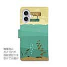 【手帳型】Fishing on the boat　イラスト