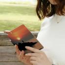 【手帳型】磯の上の夕暮れ