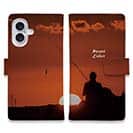 【手帳型】夕暮れのルアーマン