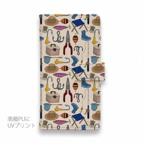 【手帳型】包装紙で使って欲しい釣りデザイン!