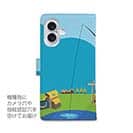 【手帳型】釣り人とクリップアート