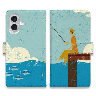 【手帳型】ドックで釣りを楽しむ　ノーマル