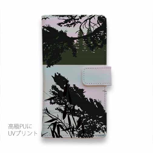 【手帳型】釣りの時事風刺しラスト