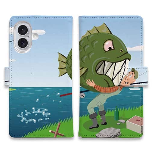 【手帳型】大物との格闘!