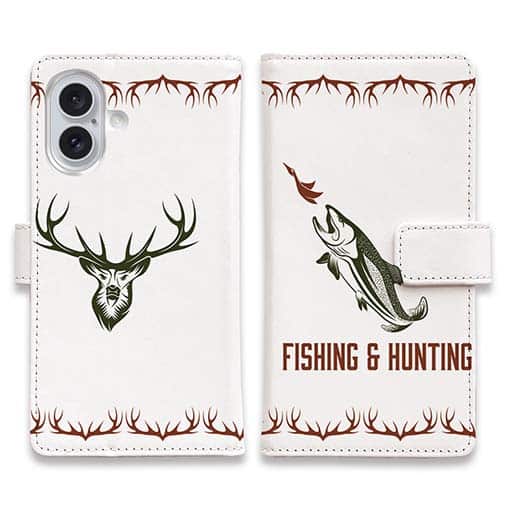 【手帳型】FISHING & HUNTING