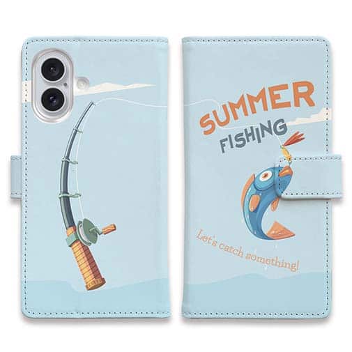 「手帳型」サマーフィッシング