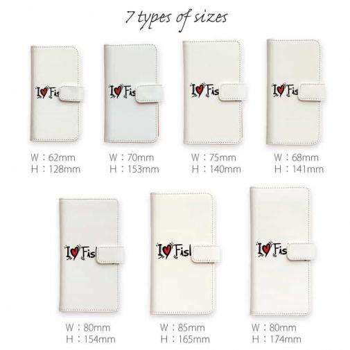 【手帳型】I LOVE FISHING