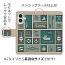 【手帳型】マス状の釣りアイコン