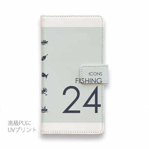【手帳型】釣りのアイコン24