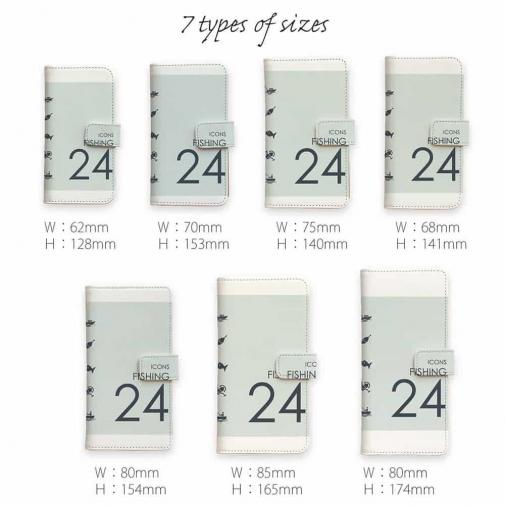 【手帳型】釣りのアイコン24