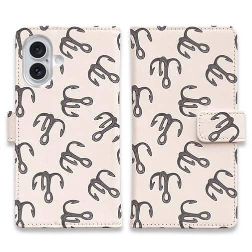 【手帳型】トリプルフックのシームレスパターン