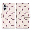 【手帳型】ルアーのシームレスパターン　パープル