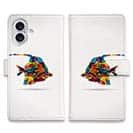 【手帳型】モダンなカラフルフィッシュ