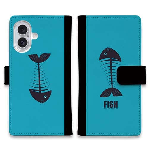 【手帳型】ボーンフィッシュ