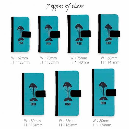 【手帳型】ボーンフィッシュ