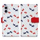 【手帳型】泳ぐ金魚