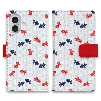 【手帳型】泳ぐ金魚