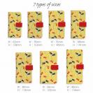 【手帳型】泳ぐ金魚　黄色