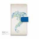 【手帳型】レトロでトロピカルなイルカ