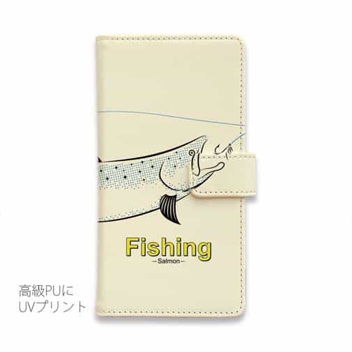 【手帳型】レトロフィッシング