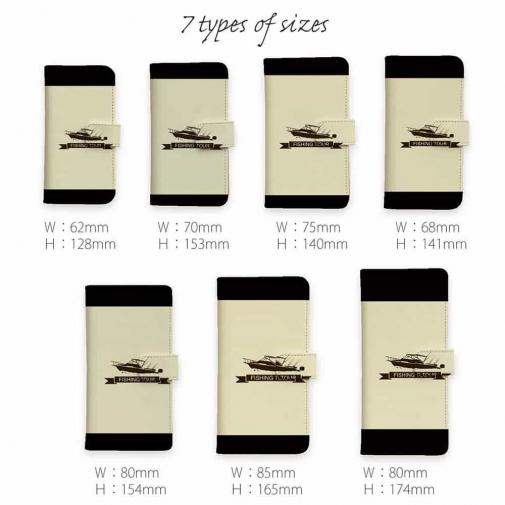 【手帳型】ボートフィッシング