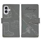 【手帳型】鉛筆書き　釣具セット