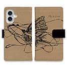 【手帳型】フライタックル　手書き風