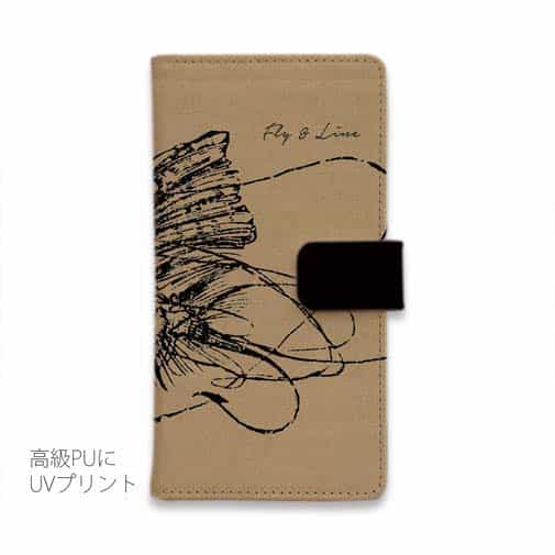 【手帳型】フライタックル　手書き風