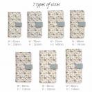 【手帳型】カモメ隊長と魚たち　シームレスパターン