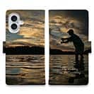 【手帳型】夕暮れのフライフィッシング