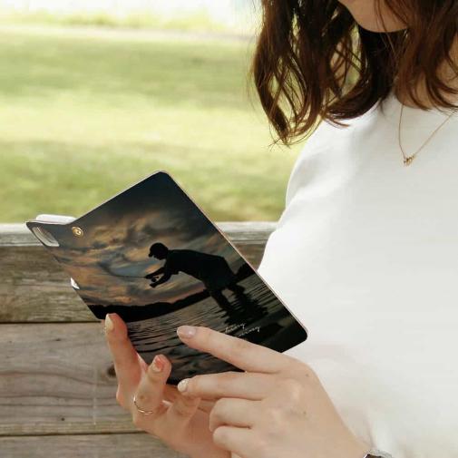 【手帳型】夕暮れのフライフィッシング