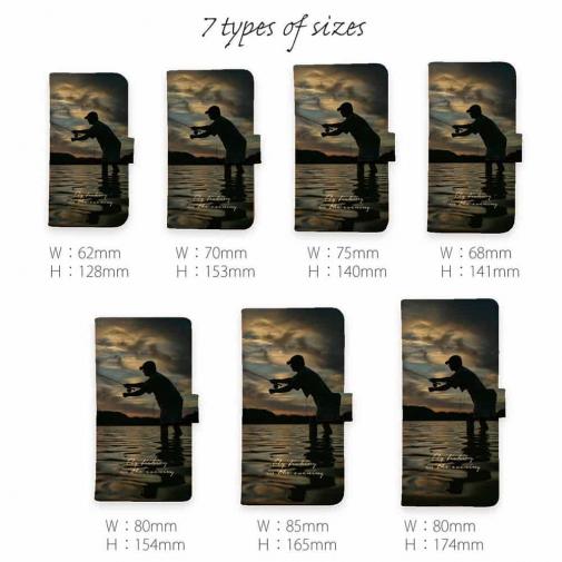 【手帳型】夕暮れのフライフィッシング