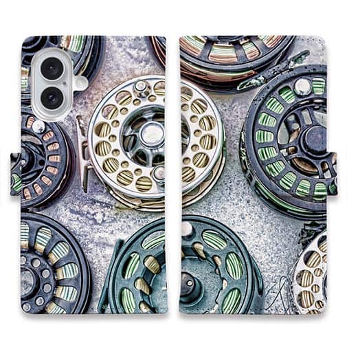 【手帳型】フライリールの丸