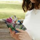 【手帳型】アオリイカ　ペンキペイント